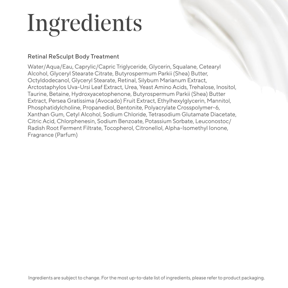 Murad Retinal ReSculpt skin texture after use suggests smoothness and even tone.