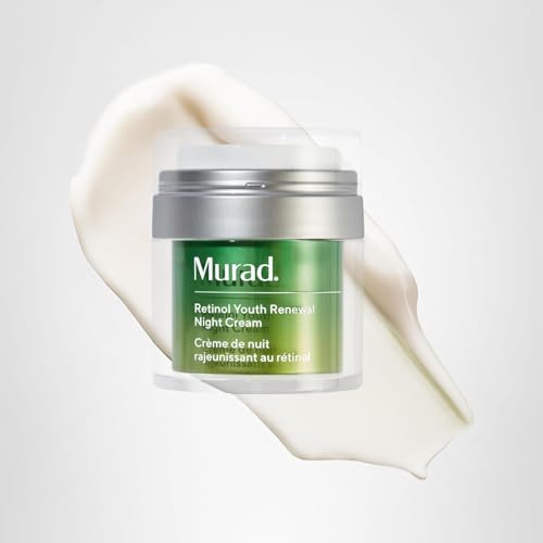 Murad Retinol Youth Renewal Night Cream cap closeup implies premium, dermatologist-inspired skincare