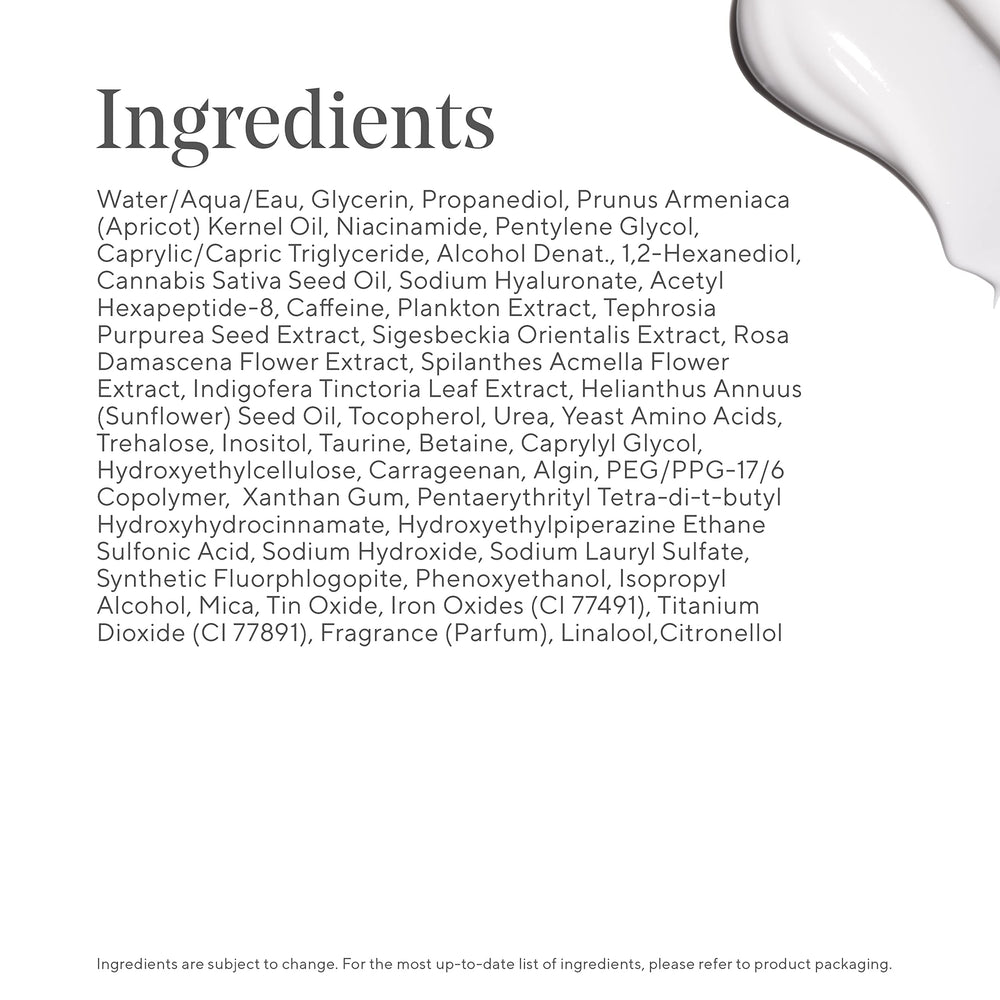 Neuropeptide close-up emphasizing reduced facial lines