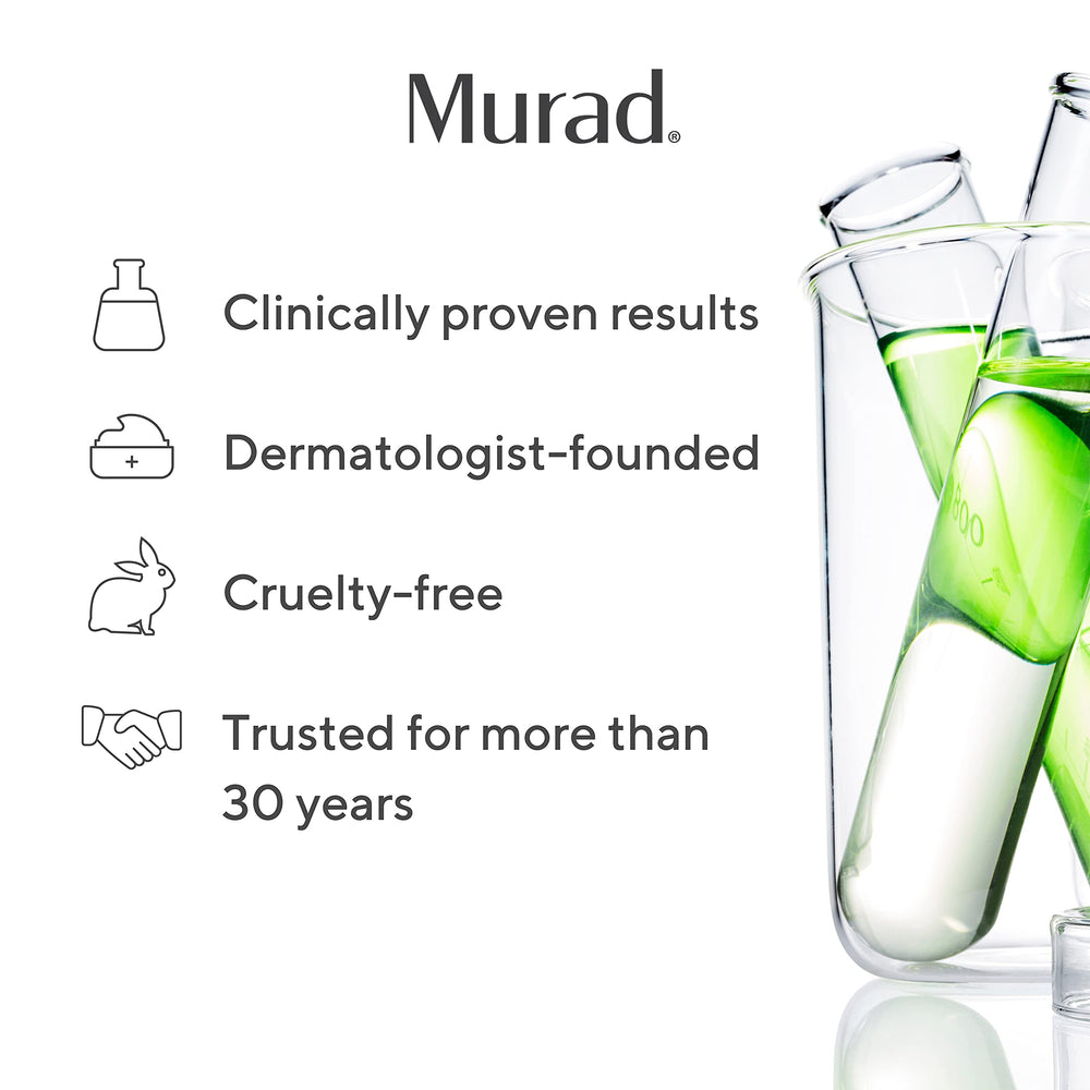 Murad skincare routine integration showing cleanser within daily care.