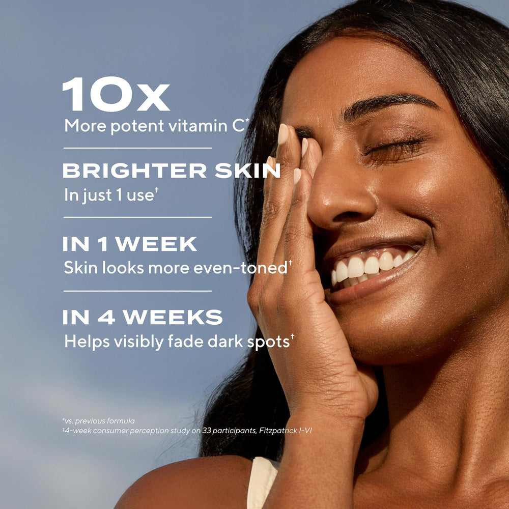 Murad Superactive brightening moisturizer SPF 50 application on hand demonstrates light, fast-absorbing texture.