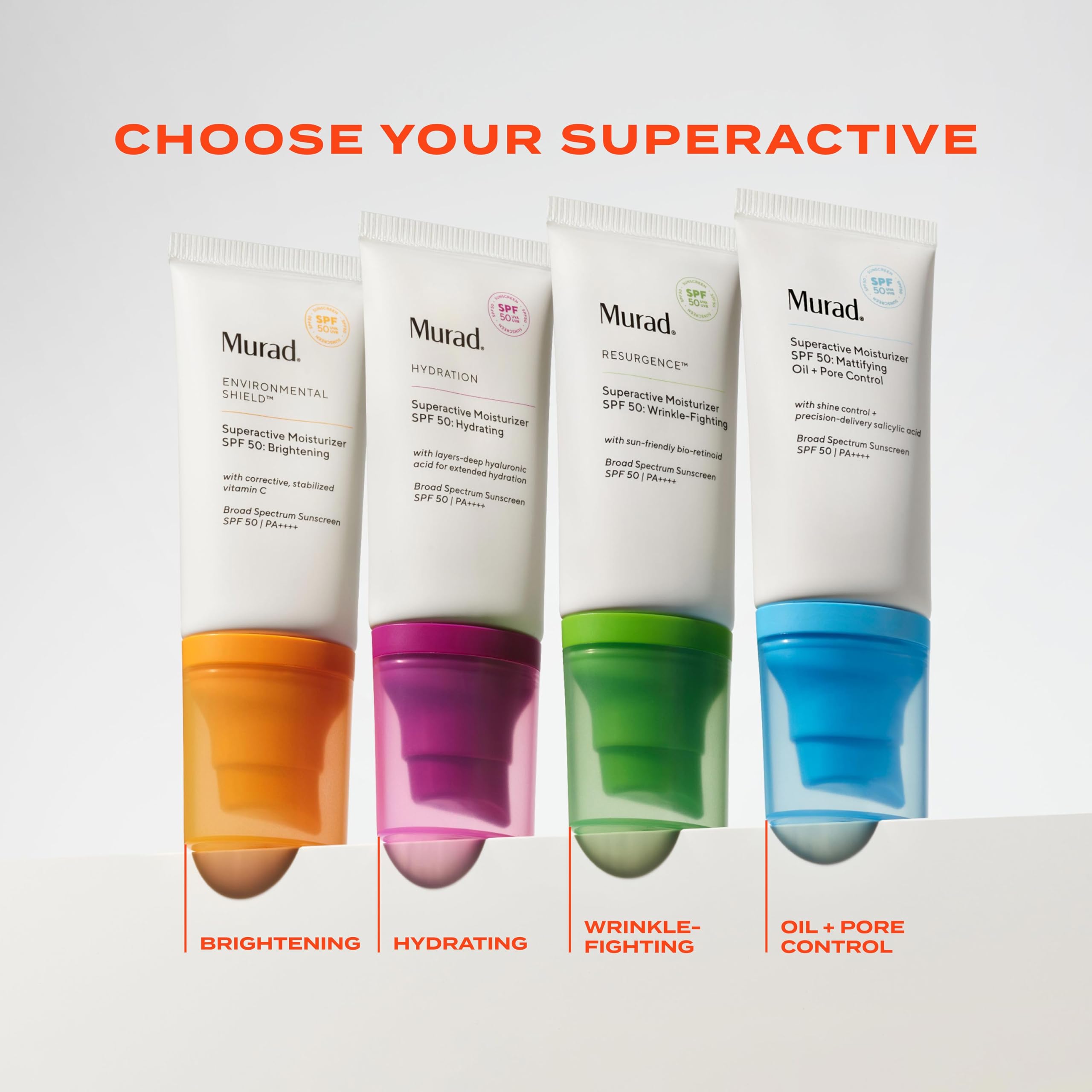 Murad no white cast finish on skin after absorption.
