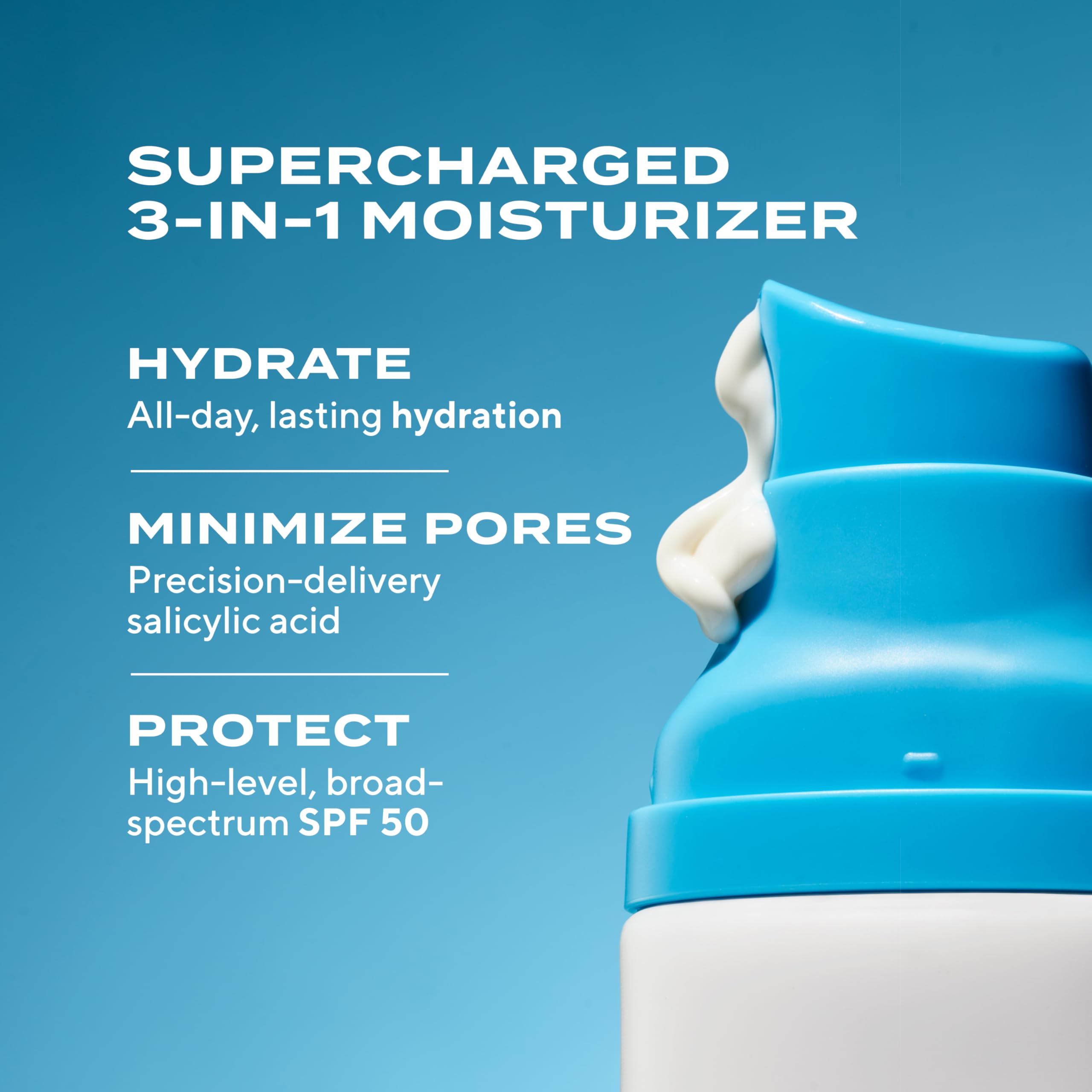 Murad Superactive texture closeup demonstrates lightweight, oil-control formula for smooth skin.