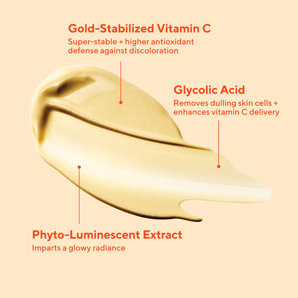 Murad Vita-C Glycolic Serum daytime glow shot hints at fresh radiance.