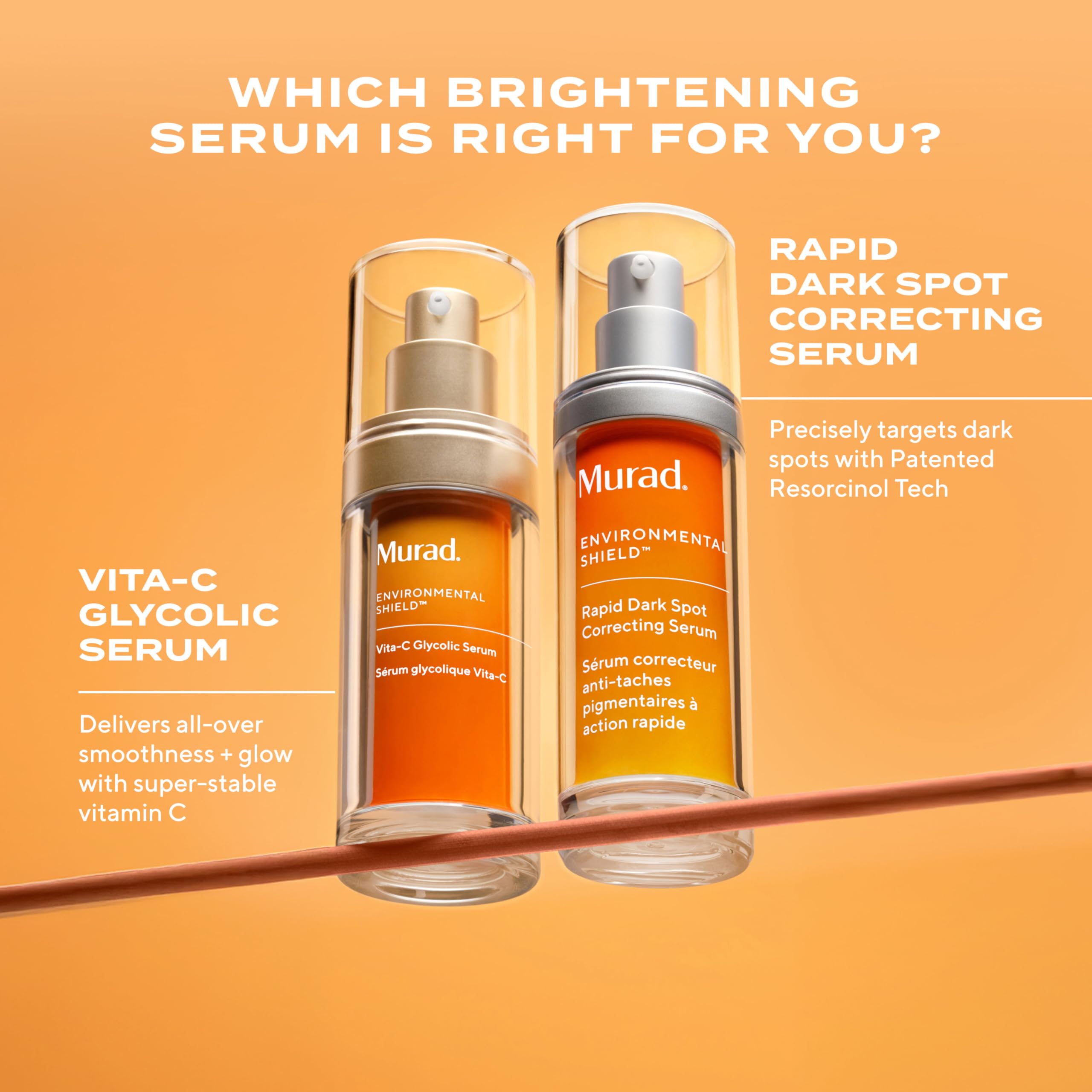 Murad Vita-C Glycolic Serum night routine image suggests overnight renewal potential.