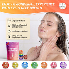 MURAN SHOWER steamers eucalyptus-refresh to invigorate a shower.