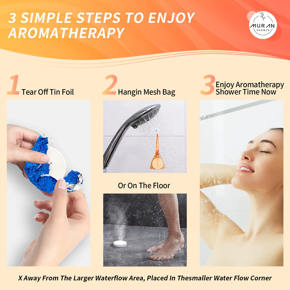 MURAN SHOWER steamers mint-cooling with crisp aroma to awaken.