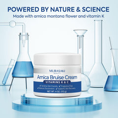 MURASAKI BEAUTY Arnica Bruise Cream texture delivers lightweight hydration for sensitive skin.