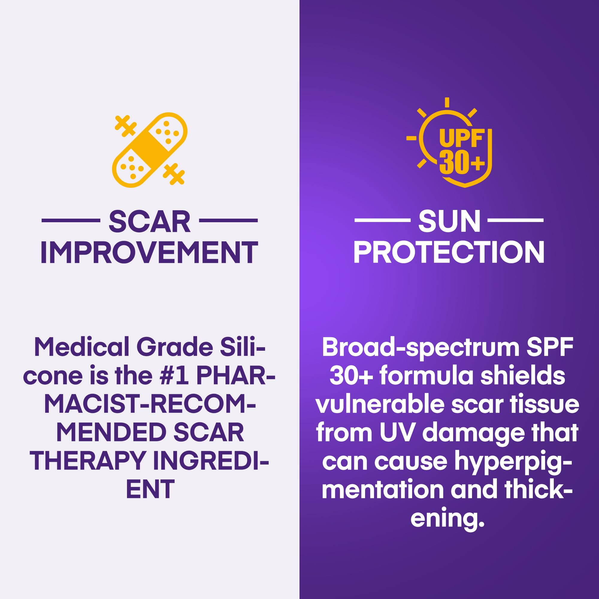 MURASAKI BEAUTY silicone scar gel sun protection during outdoor activity.