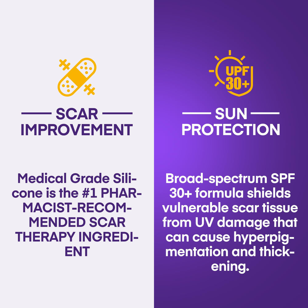 MURASAKI BEAUTY silicone scar gel sun protection during outdoor activity.