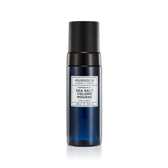 Murdock London Sea Salt Volume Mousse bottle shows natural lift and matte finish for everyday style.