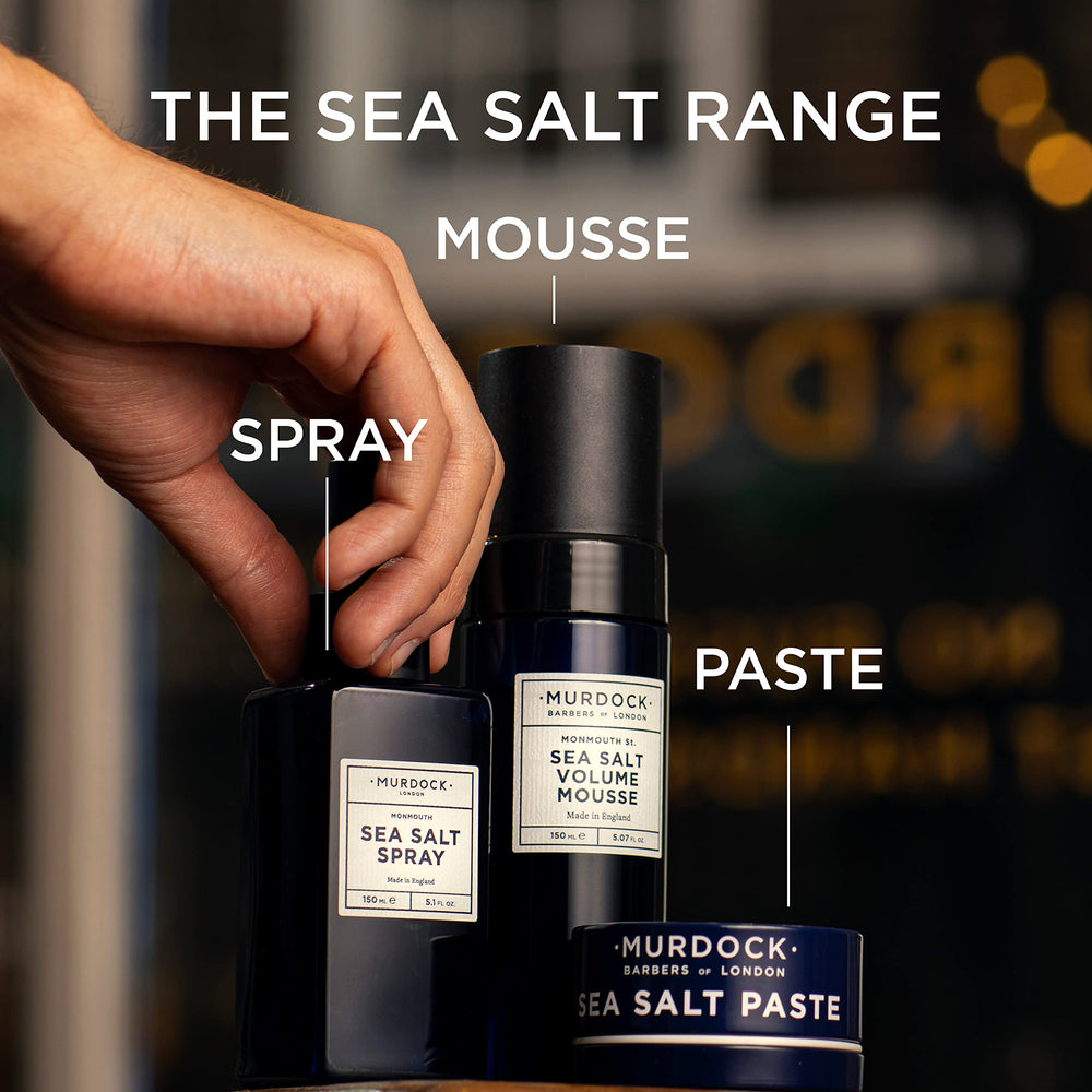 Murdock London Sea Salt Volume Mousse matte finish with natural texture.