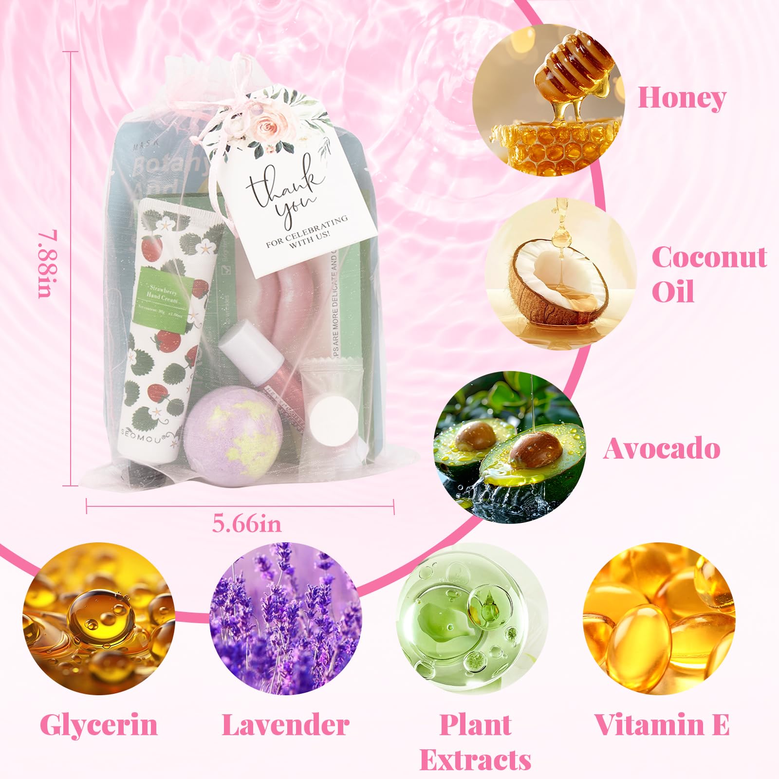 Murend spa party lip balm for moisture and shine.
