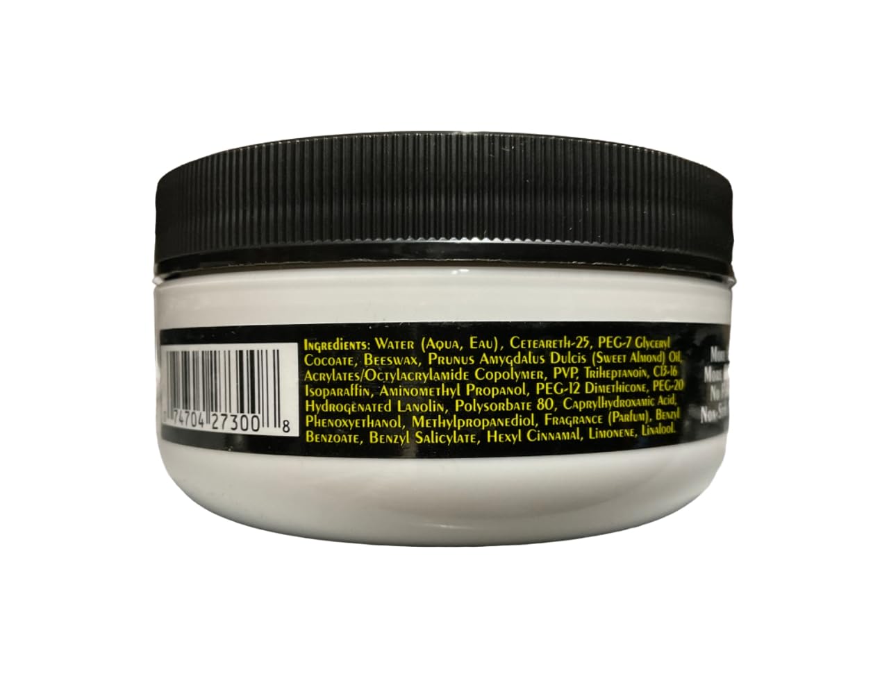 Murray's Edgewax Extreme Hold 4 oz 2-pack back view ideal for travel-ready grooming.