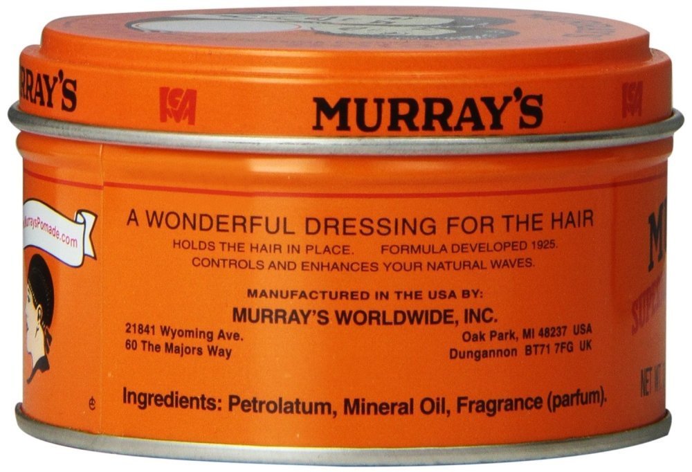 Murray's pack of four 3 oz pomade tins for versatile styling options