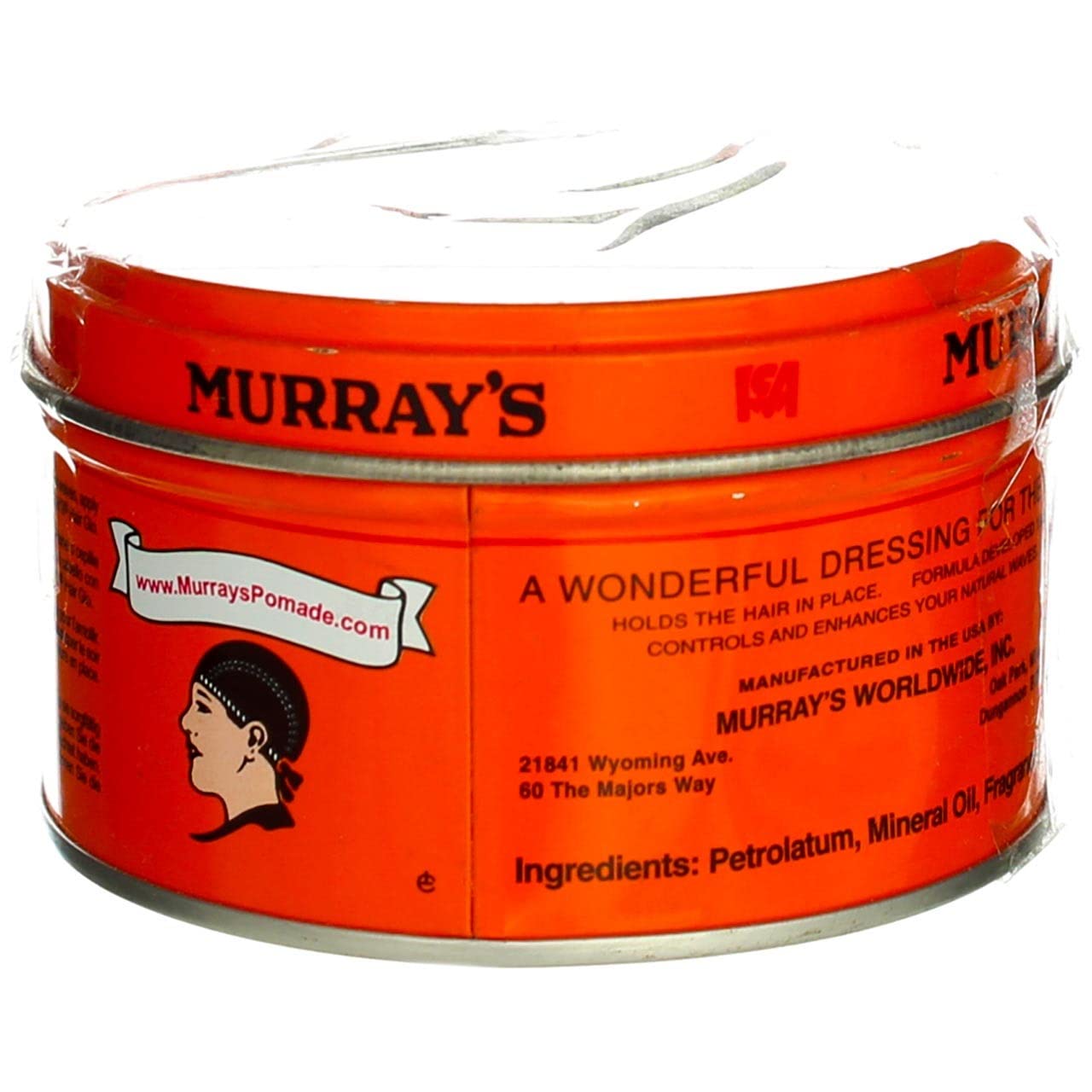 Murray's packaging label closeup emphasizes product safety and ingredients.