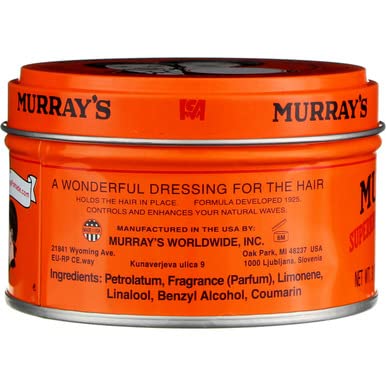 Murray's pomade for thick curly hair demonstrates enhanced control.
