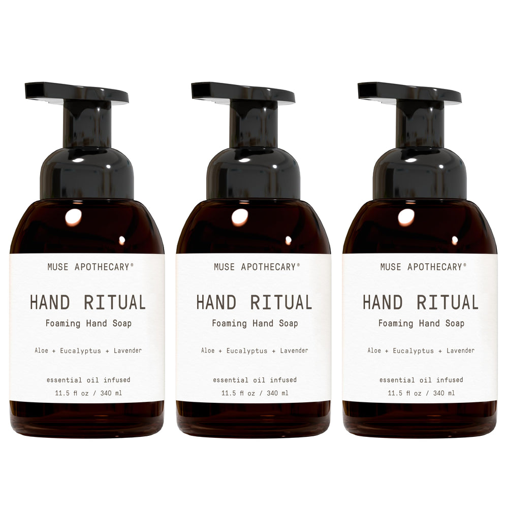 Muse Apothecary Hand Ritual bottle for daily hand cleansing and aromatherapy