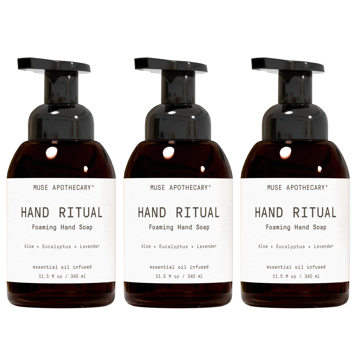 Muse Apothecary Hand Ritual bottle for daily hand cleansing and aromatherapy