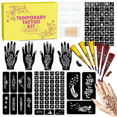MuseLuxe 126 PCS tattoo kit templates for easy DIY body art at home