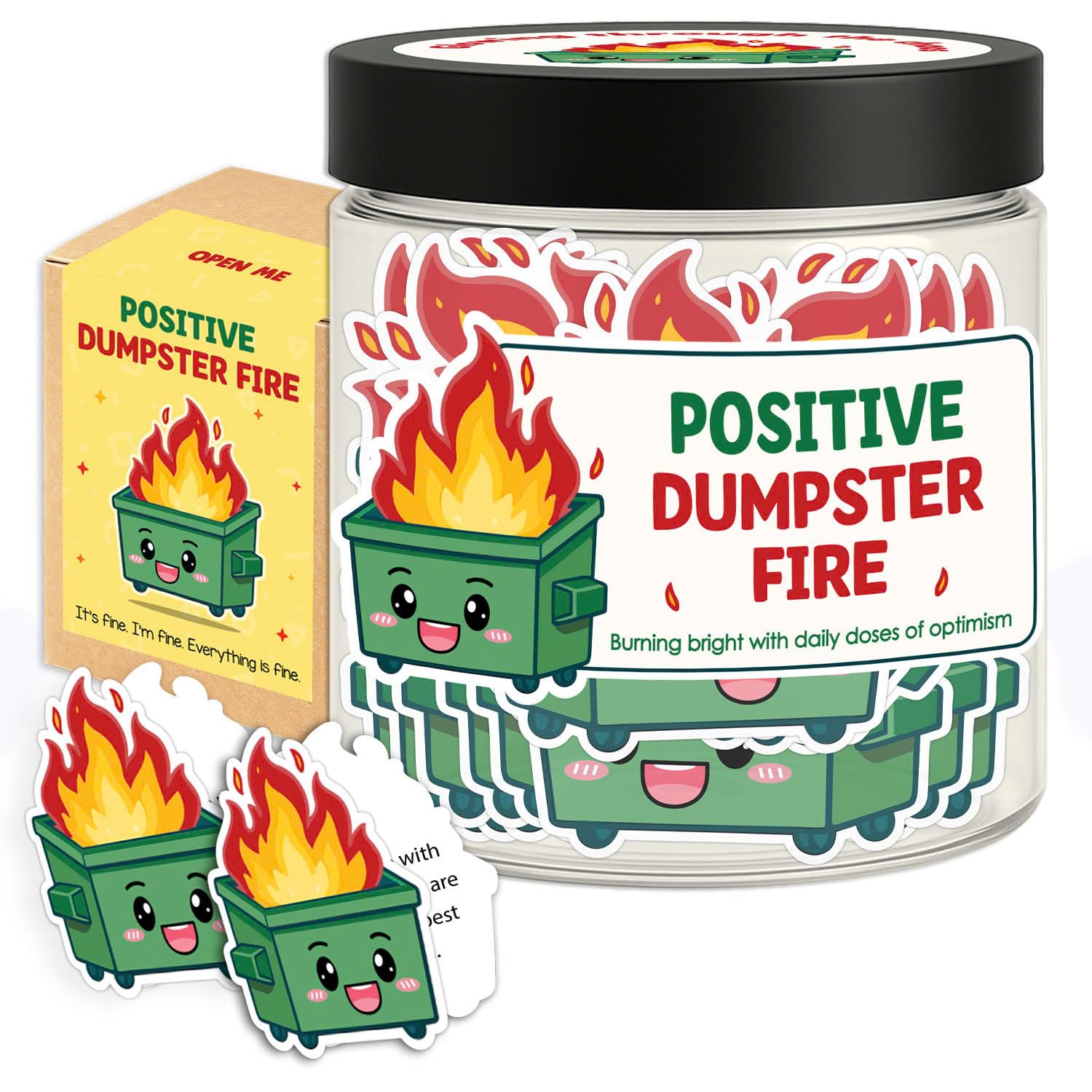 Musemory affirmation jar desk display for daily motivation