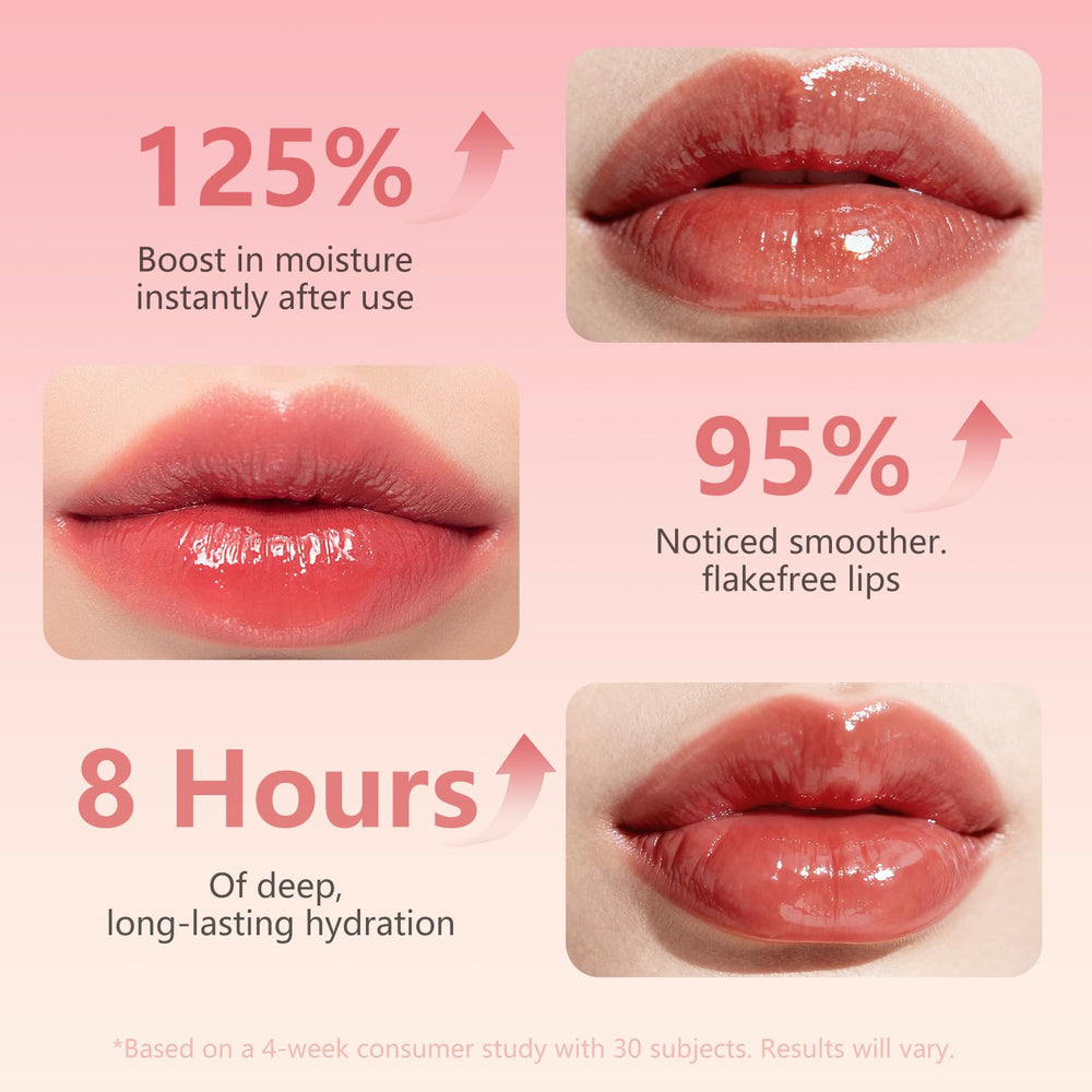 Muxmrx delicate, non-sticky gel texture gliding onto lips.