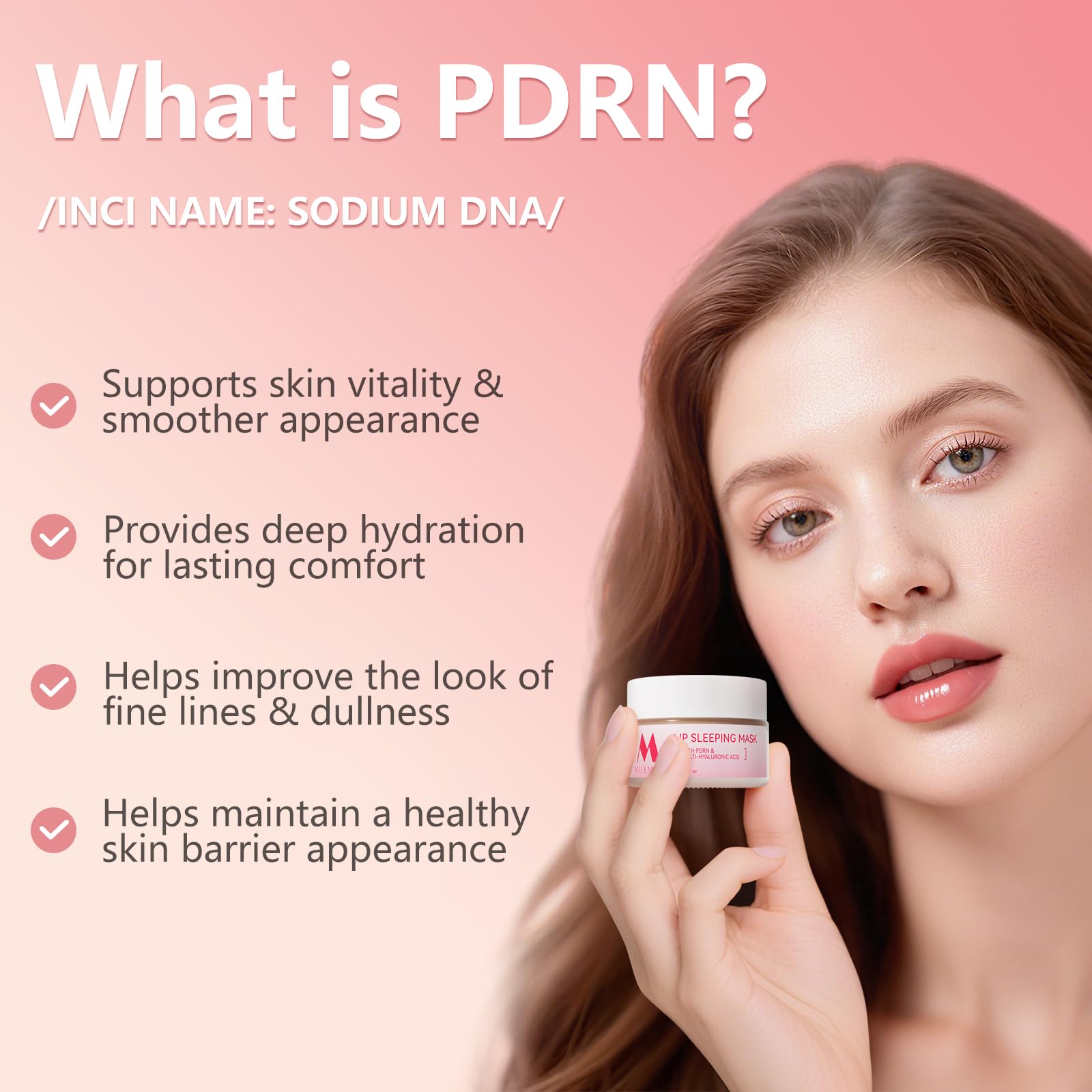 Muxmrx murumuru butter rich nourishment for firmer lips.