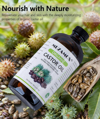 MUZAMOX eyelash care castor oil application for potential lash conditioning.
