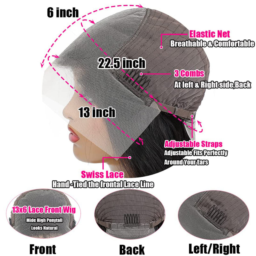 MUZOJET 180-density lace-front look delivers full-bodied volume