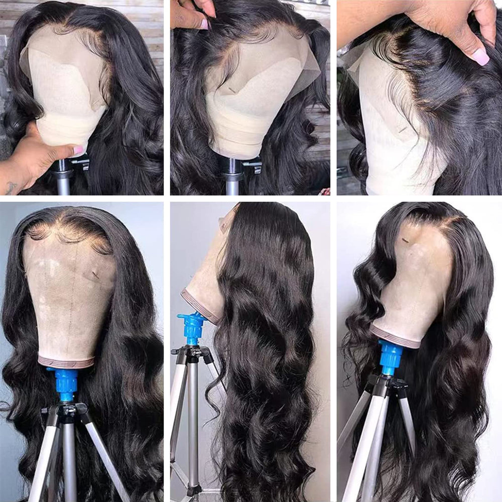 MUZOJET 22.5 inch cap glueless wig with adjustable straps for comfort