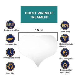 Muzooy decolletage pads close-up silicone detail supporting gentle nightly care.