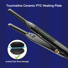 Mvxitanny flat iron with LED display for easy heat setting.