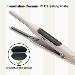 Mvxitanny mini flat iron LED display enables precise heat control.