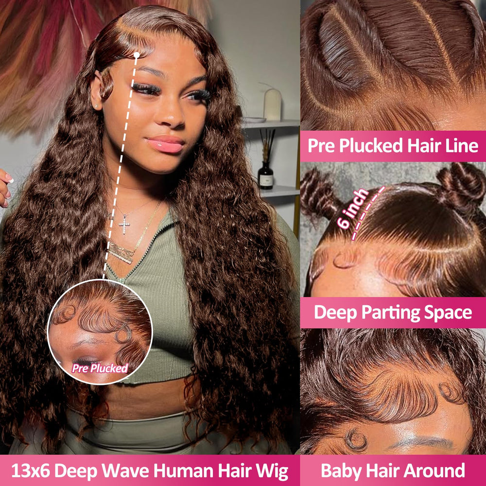 MXTQO 13x6 HD lace front close-up showing natural hairline and baby hairs