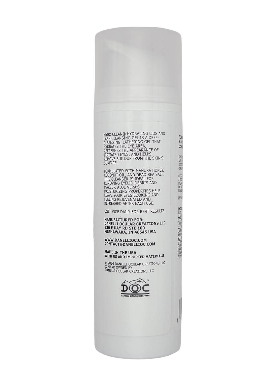 Myboclean instructions label for care after use