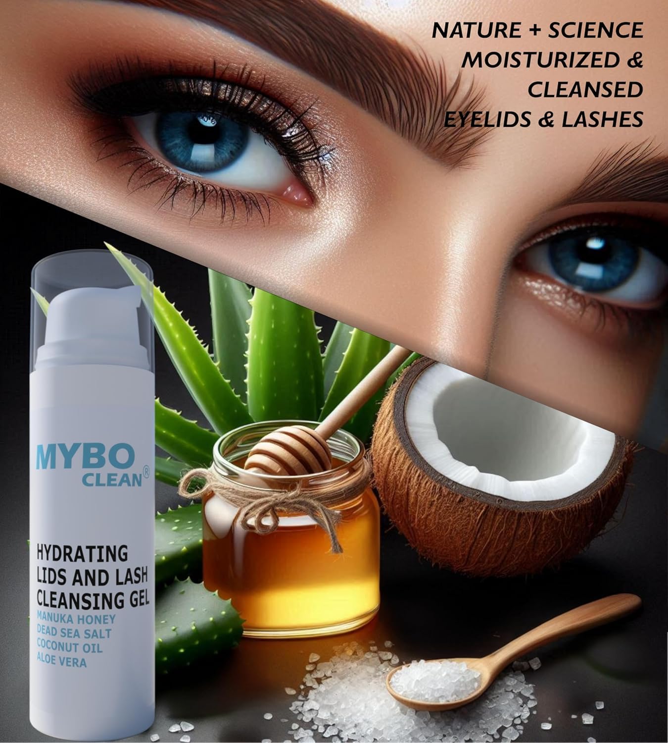 Myboclean gel ingredients Manuka honey and aloe vera