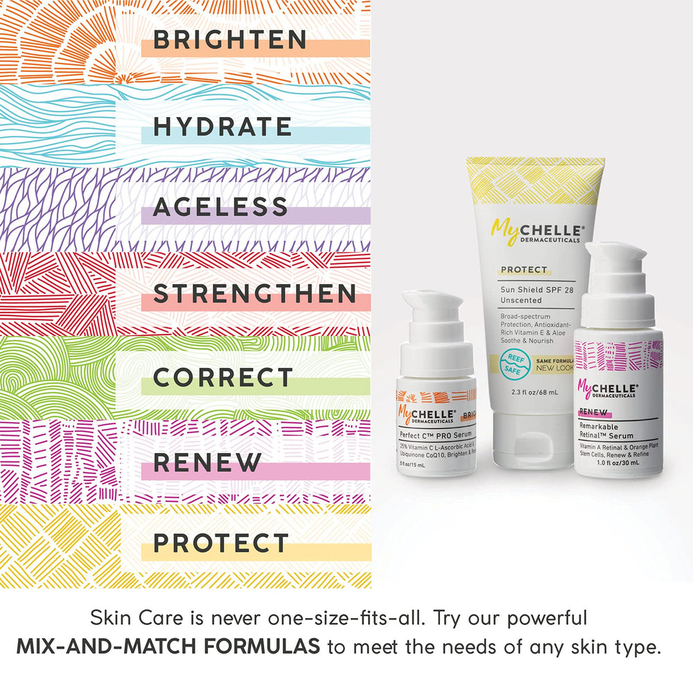MyChelle Dermaceuticals Remarkable Retinal Serum packaging emphasizes vegan and cruelty-free credentials.