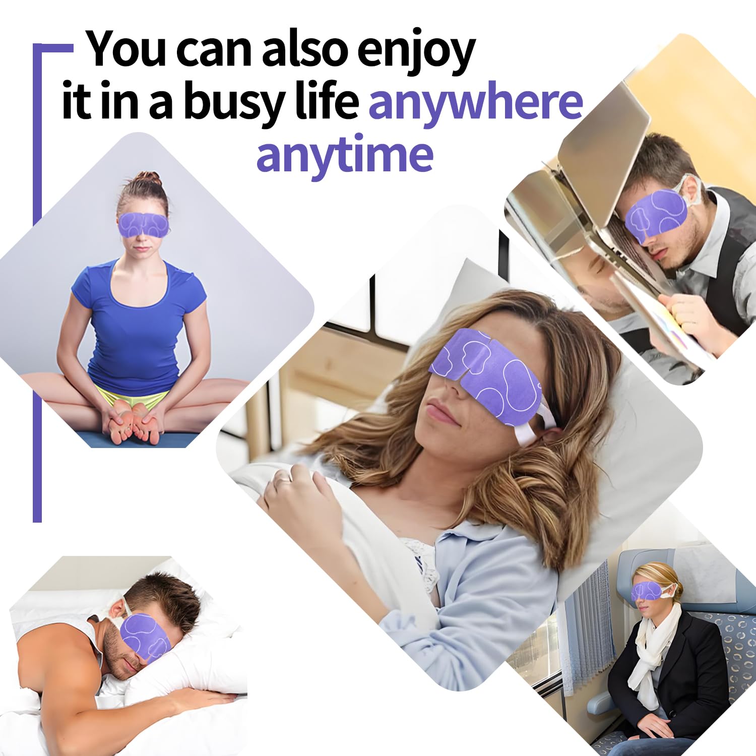 MYEBONG bedtime-relaxation eye mask helps ease into sleep with soothing warmth.
