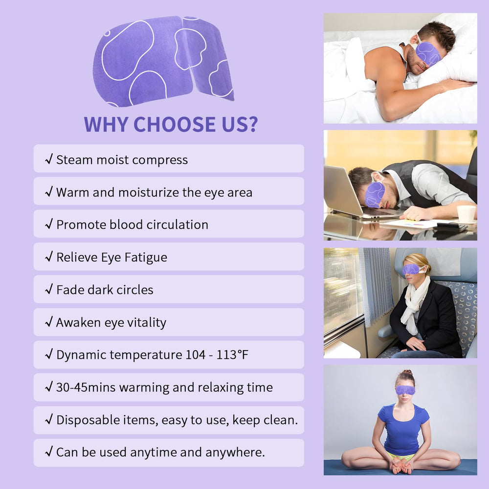 MYEBONG disposable steam eye mask pack ready for clean, hygienic use.