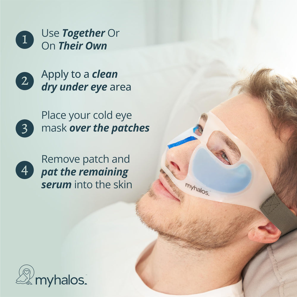 MyHalos reusable ice pads provide reusable cooling relief with every use.