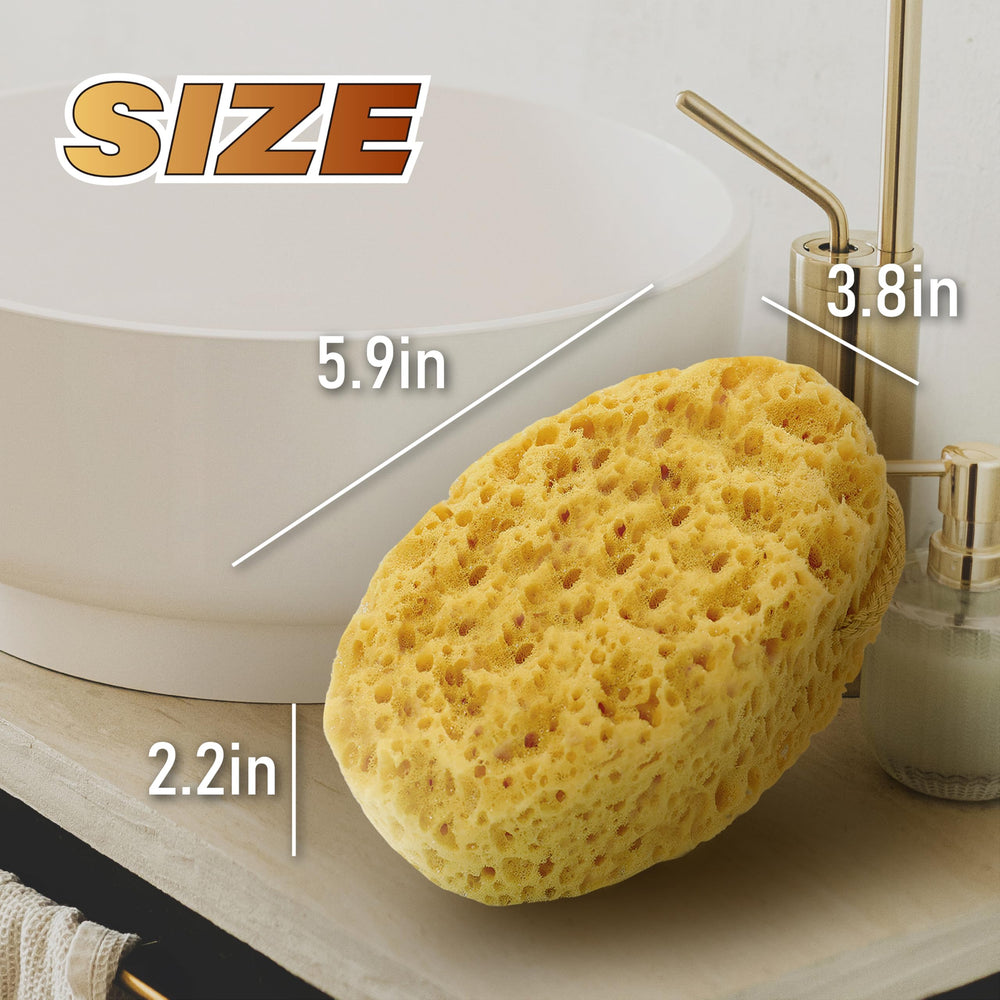 myHomeBody body scrubber soft yet sturdy for gentle exfoliation.