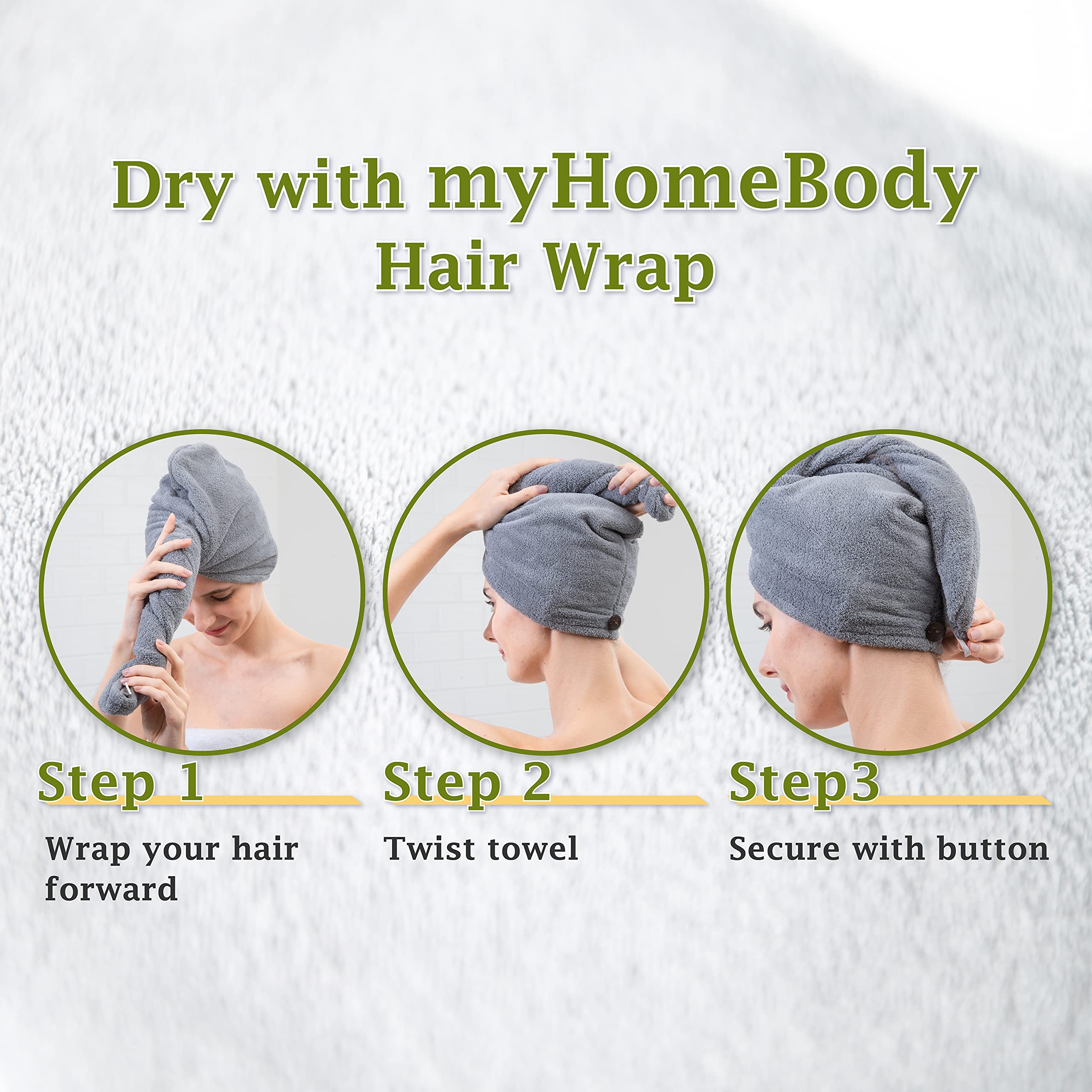 myHomeBody open-end fiber design enhances moisture absorption and drying