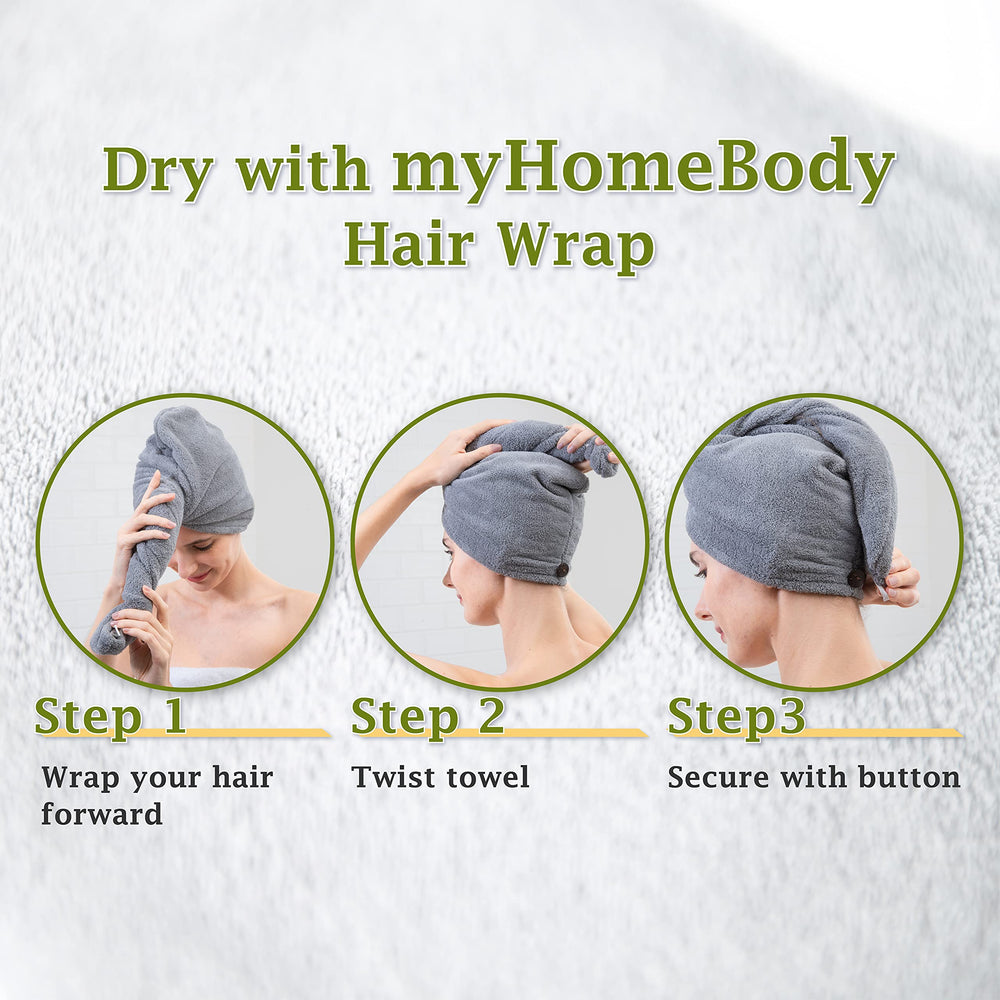 myHomeBody open-end fiber design enhances moisture absorption and drying