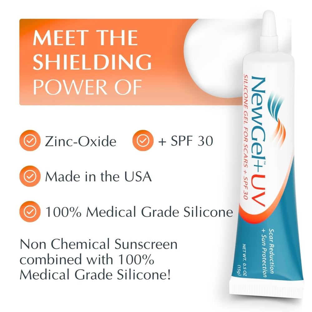 MyNewGel Plus UV SPF30 label for mineral sunscreen.