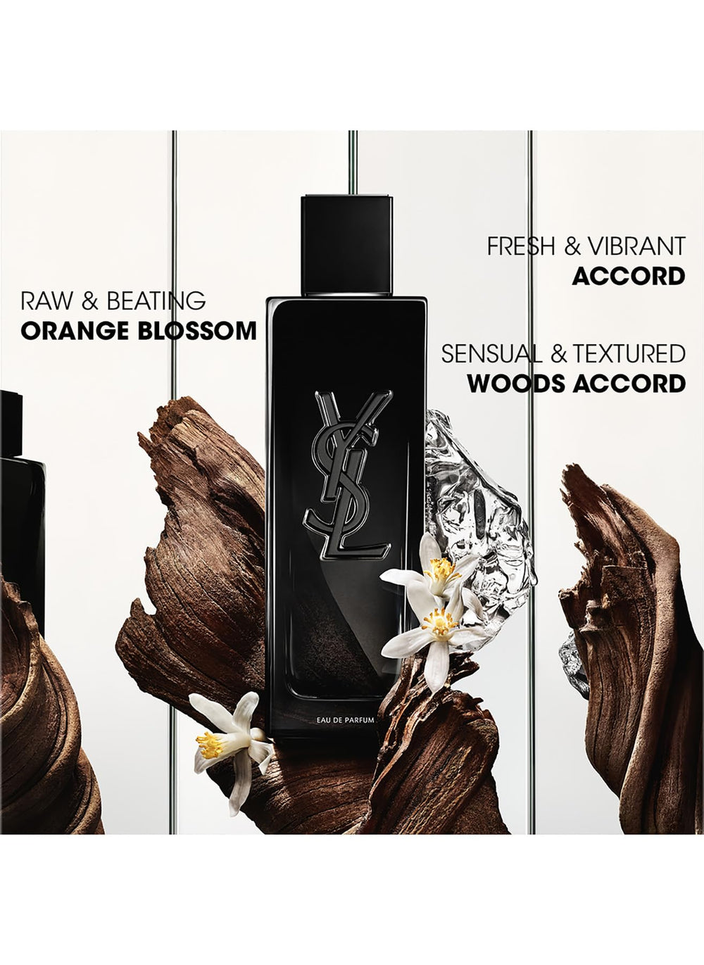 Myslf bottle cap closeup by Yves Saint Laurent highlights premium detailing for refined grooming.