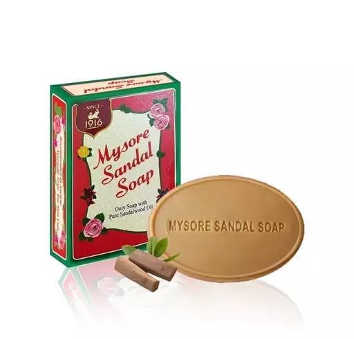 Mysore Sandal Soap may help brighten blemish-prone areas with regular washing