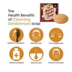 Mysore Sandal Soap close-up lather demonstrates smooth cleansing and pleasant fragrance.