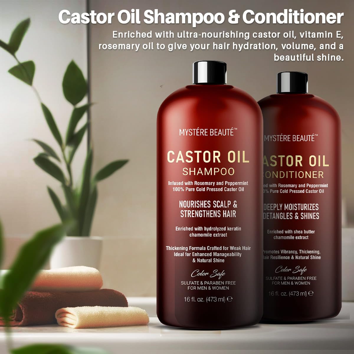 Mystère Beauté recyclable packaging highlighting eco-friendly, planet-conscious choice.