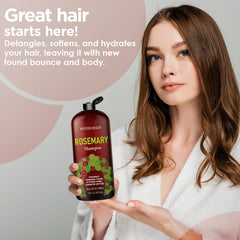 MYSTÉRE BEAUTÉ Rosemary Shampoo foam-lather highlights rich cleansing and hair strengthening potential