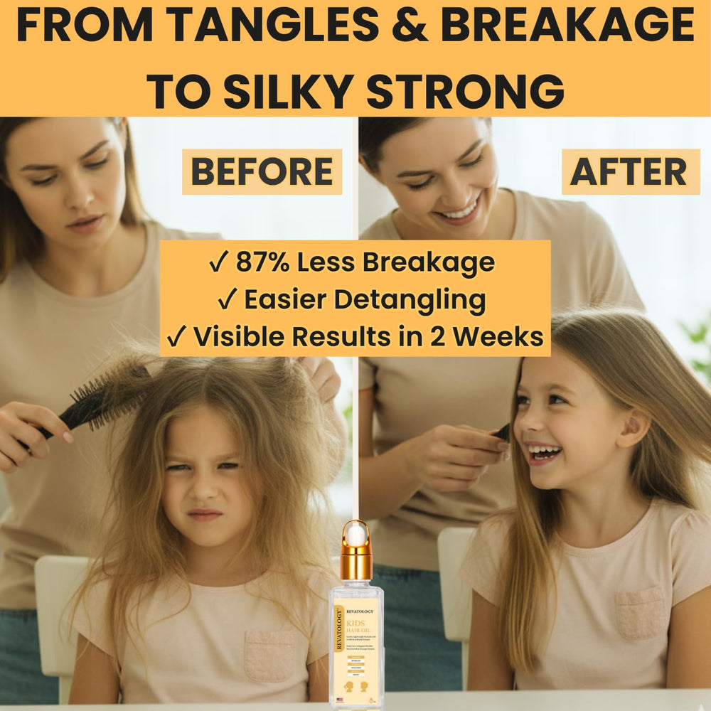 Revatalogy post-bath sealant adds a lightweight shine to kid hair